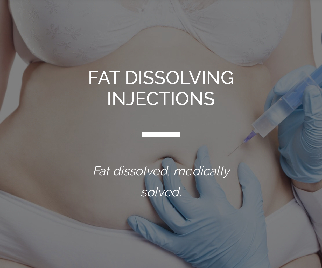 dissolving injections